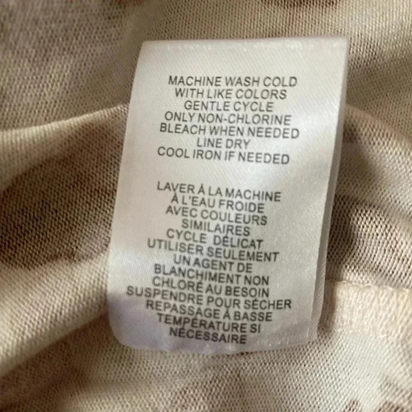 💥🆕 Como Blu Smocked All Over Print Short Sleeve Top M🆕 - Picture 10 of 10